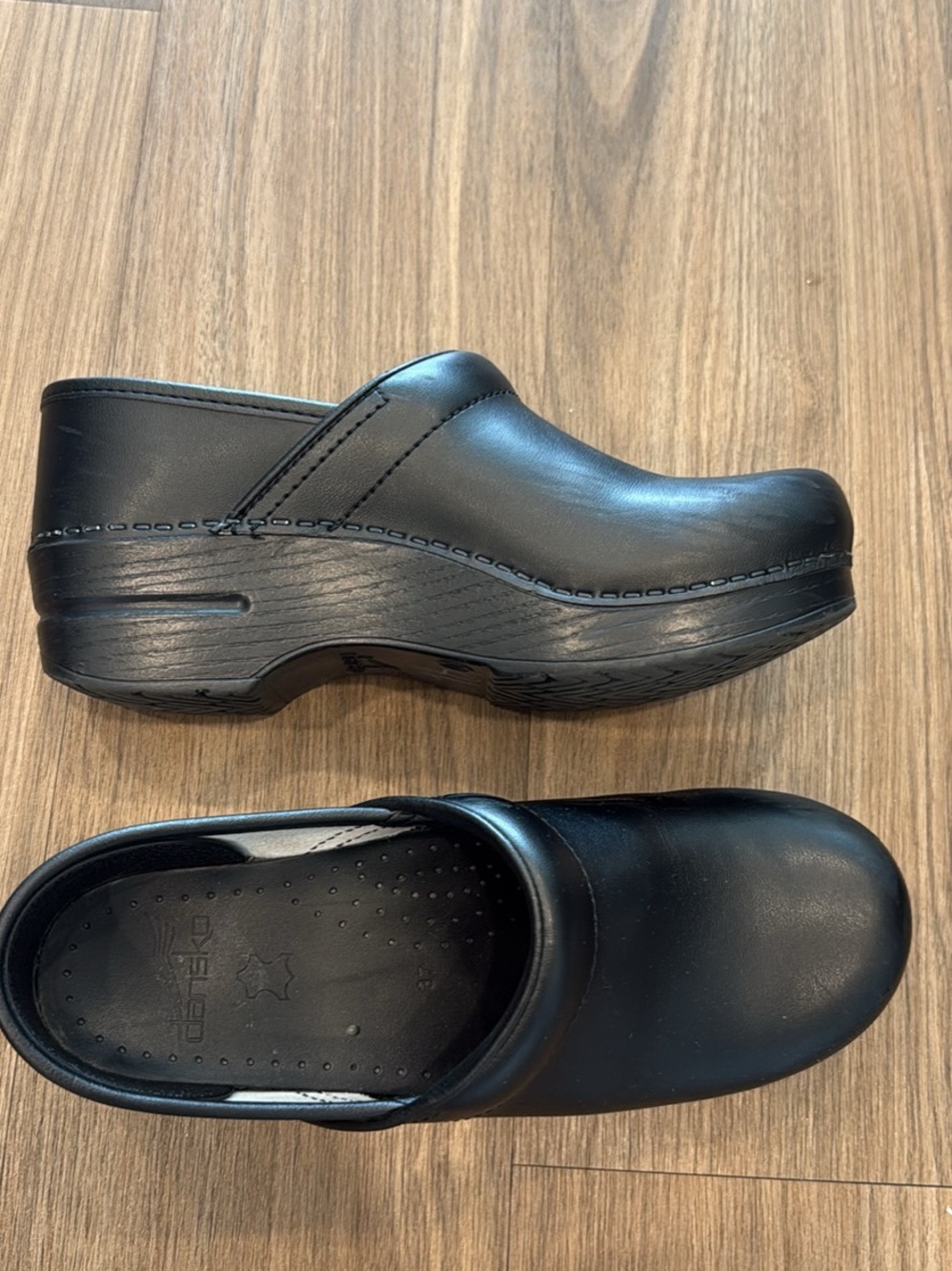Women’s Black Slip-On Dansko Clog - Comfortable Work Shoe